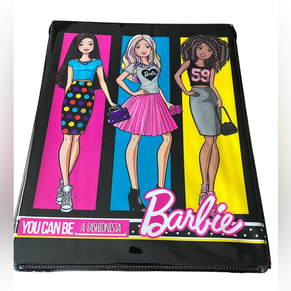 Barbie You can be a Fashionista Storage Carrying Case 10.5" x 13.5" Barbie